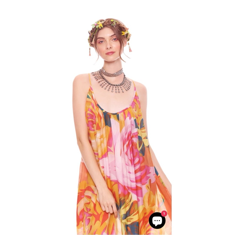 Aratta Multicolor Exotic Floral Maxi Dress - Picture 6 of 6